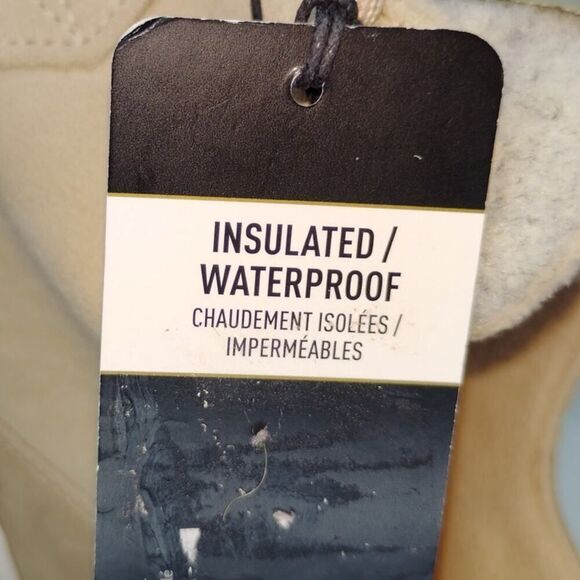 Sorel Kinetic Breakthru Caribou Womens NEW w/Tags Tan & Gray Sneakers - sz. 12 - Picture 4 of 8